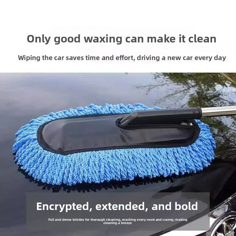 Extendable Car Cleaning Mop – Dust Removal with Stainless Steel tube Handle