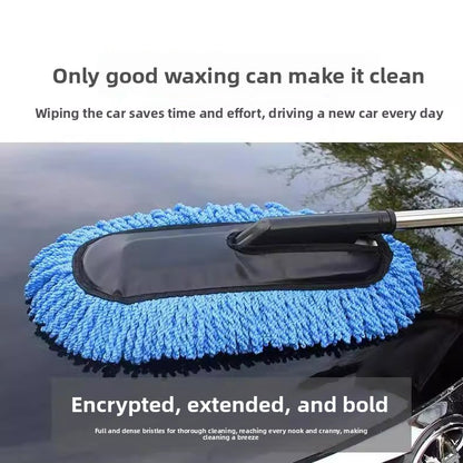 Extendable Car Cleaning Mop – Dust Removal with Stainless Steel tube Handle