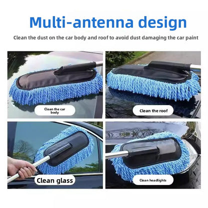 Extendable Car Cleaning Mop – Dust Removal with Stainless Steel tube Handle